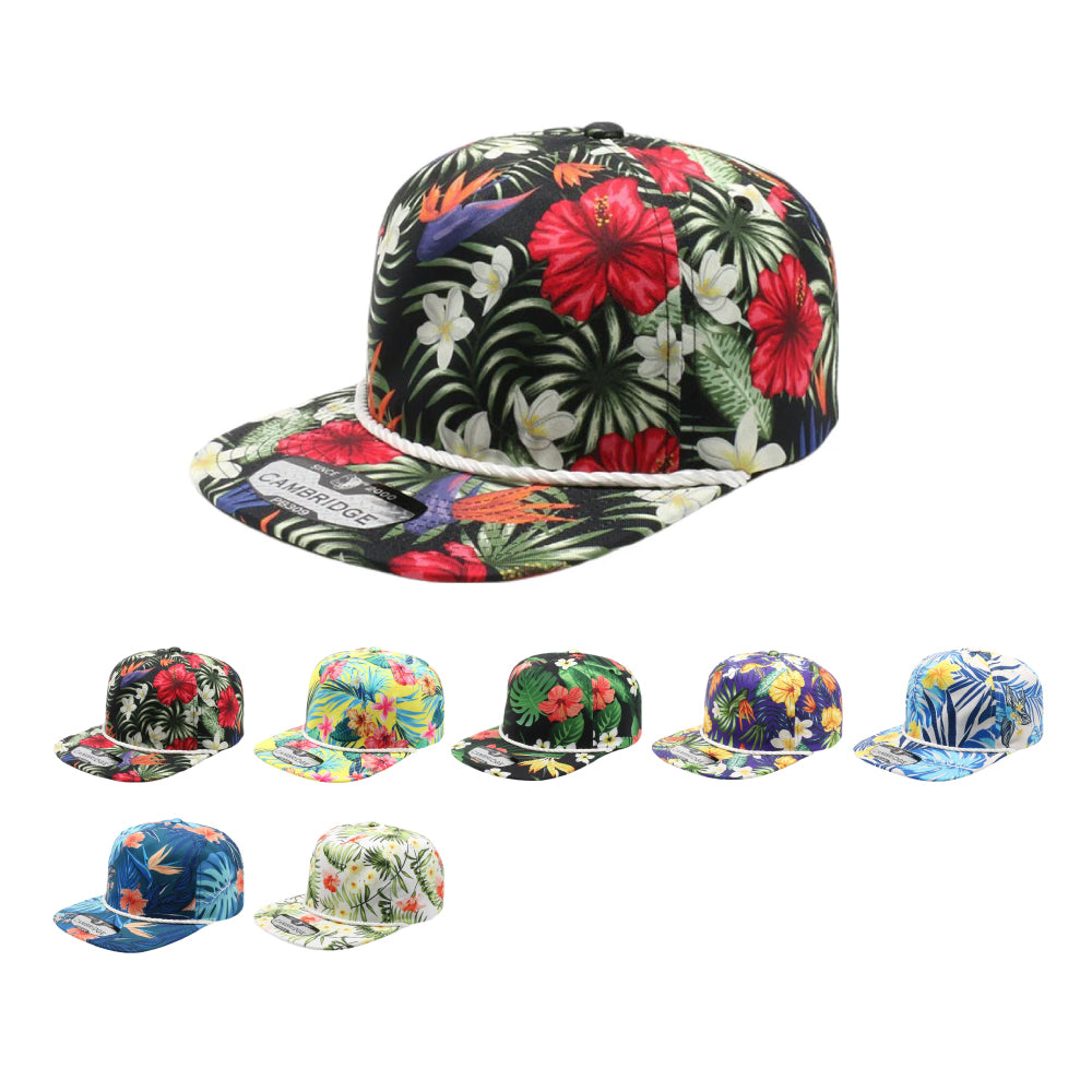 【たぴ】2点セット Waist Bag+ Floral Camp Cap PB309 5 Panel Unstructured Floral Rope – PITBULL TDC