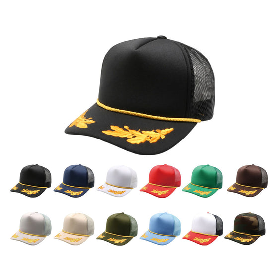 PB321 5 Panel Bayleaf Foam Trucker