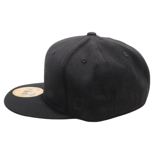 PB5000 TDC PitBull On-Field Wool Blend Flat Fitted Hats [Black]