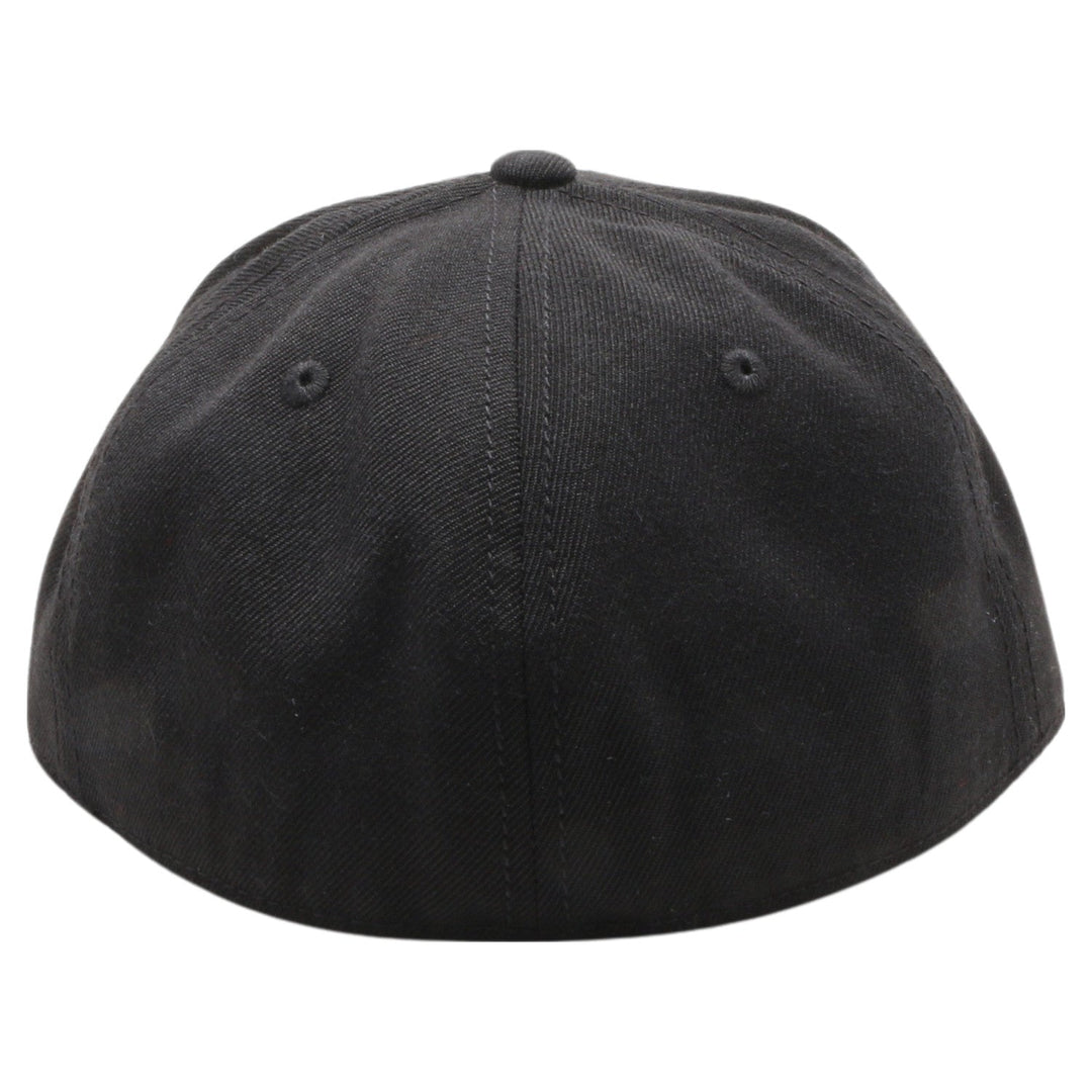 PB5000 TDC PitBull On-Field Wool Blend Flat Fitted Hats [Black]