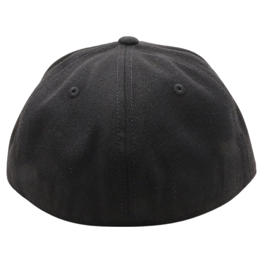 PB5000 TDC PitBull On-Field Wool Blend Flat Fitted Hats [Black]