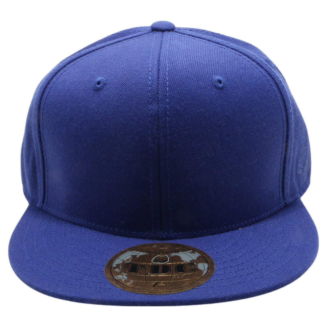 PB5000 TDC PitBull On-Field Wool Blend Flat Fitted Hats [Royal]