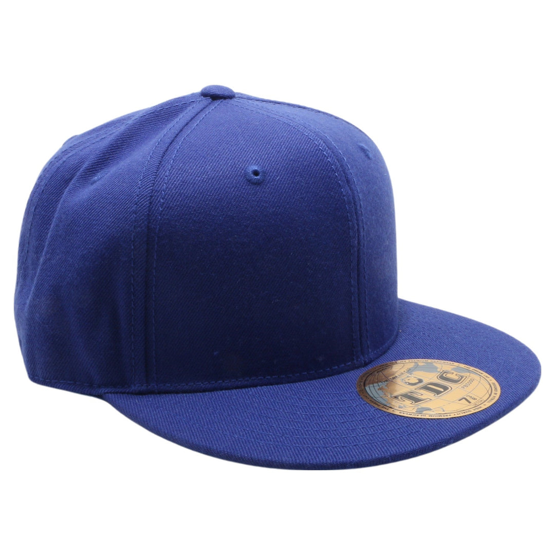 PB5000 TDC PitBull On-Field Wool Blend Flat Fitted Hats [Royal]