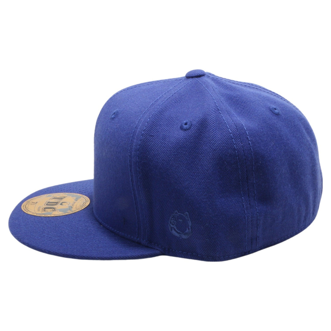 PB5000 TDC PitBull On-Field Wool Blend Flat Fitted Hats [Royal]