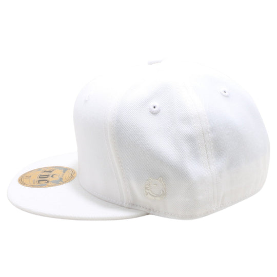 PB5000 TDC PitBull On-Field Wool Blend Flat Fitted Hats [White]