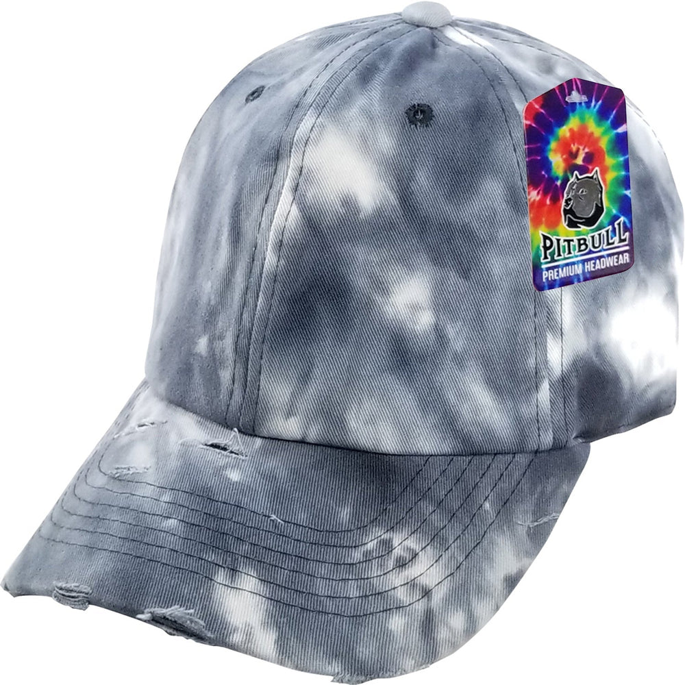 PB255 Tie Dye Vintage Dad Hat - PITBULL TDC