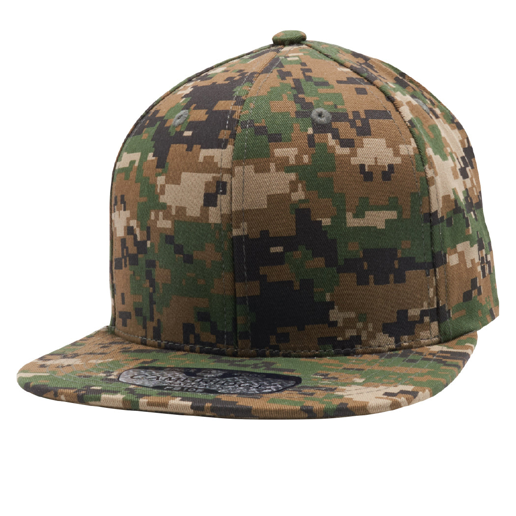 PB105C Camouflage Cotton Snapback - PITBULL TDC