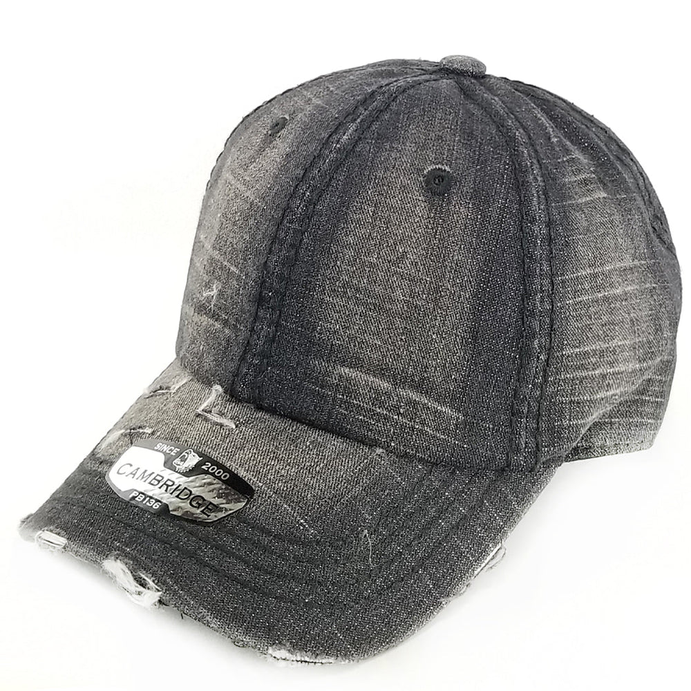 PB136V Distressed Dad Hat - PITBULL TDC