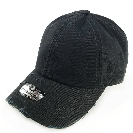 PB136V Distressed Dad Hat - PITBULL TDC