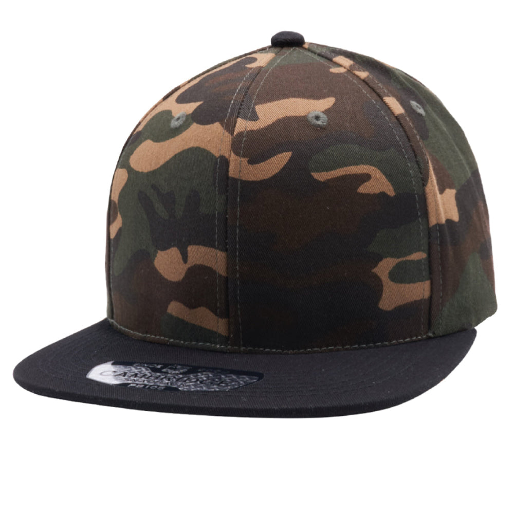 PB105C Camouflage Cotton Snapback - PITBULL TDC