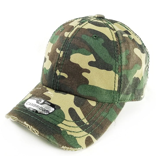PB136V Distressed Dad Hat - PITBULL TDC