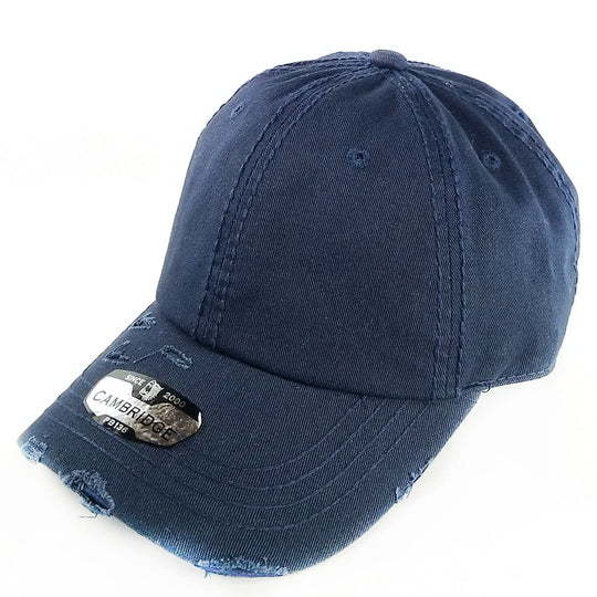 PB136V Distressed Dad Hat - PITBULL TDC