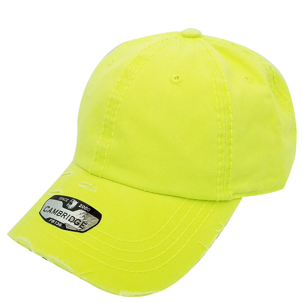 PB136V Distressed Dad Hat - PITBULL TDC
