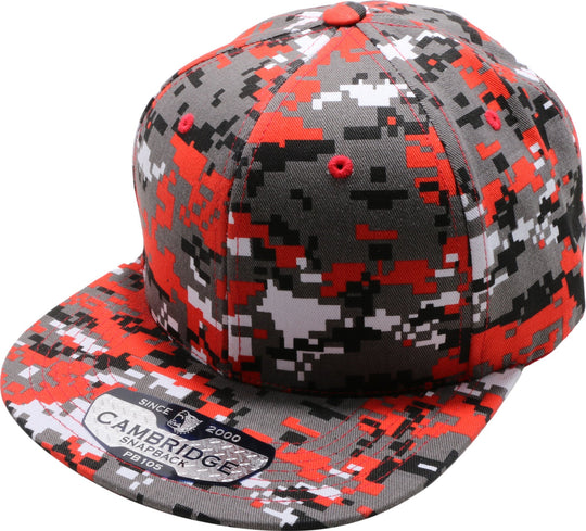 PB105C Camouflage Cotton Snapback - PITBULL TDC