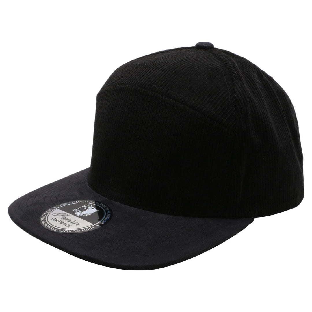 PB124 Pit Bull Hybrid Corduroy Camper Hats [Black] 1