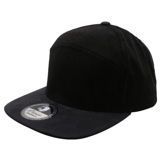 PB124 Pit Bull Hybrid Corduroy Camper Hats [Black] 1