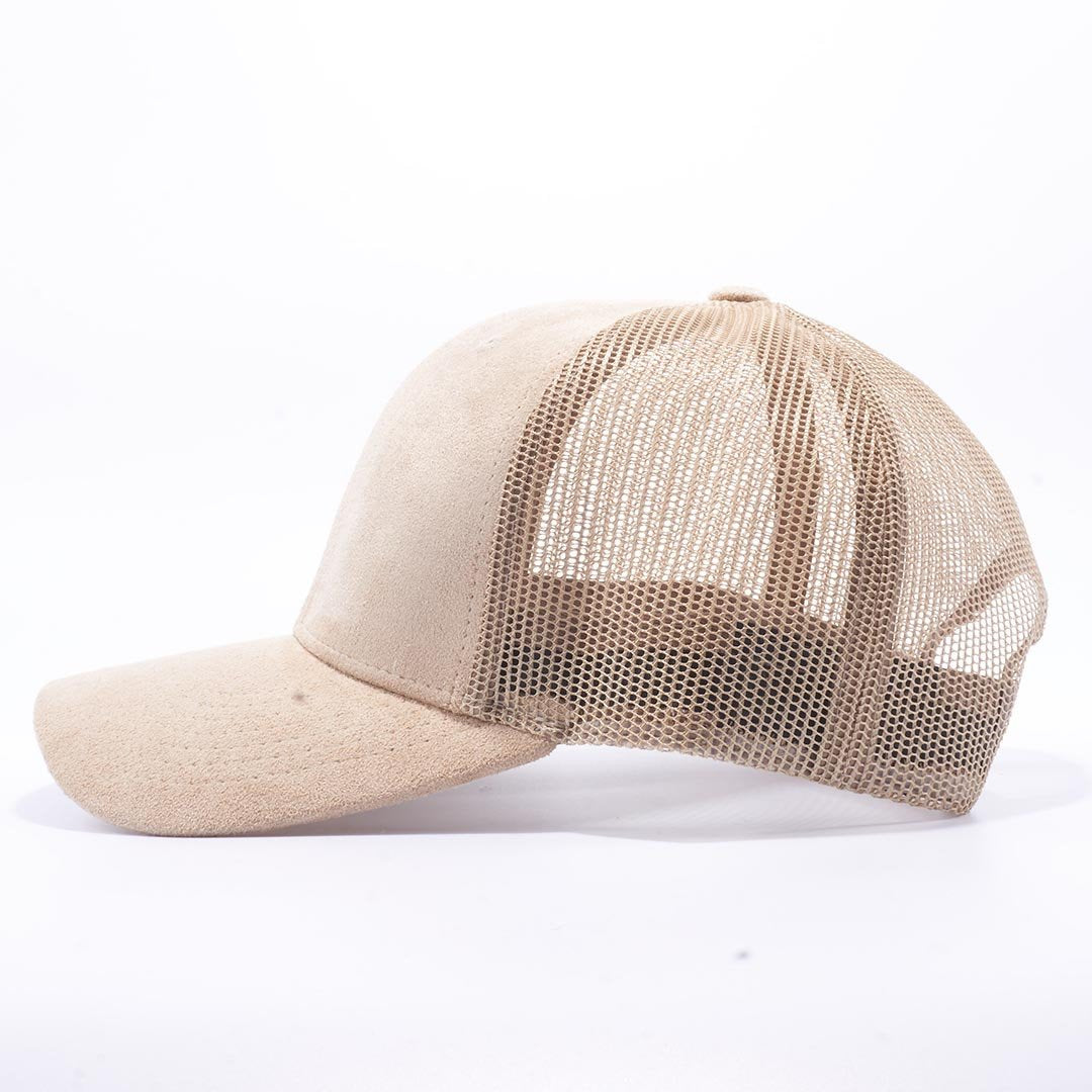 PB189 SUEDE TRUCKER MESH BACK HAT - PITBULL TDC