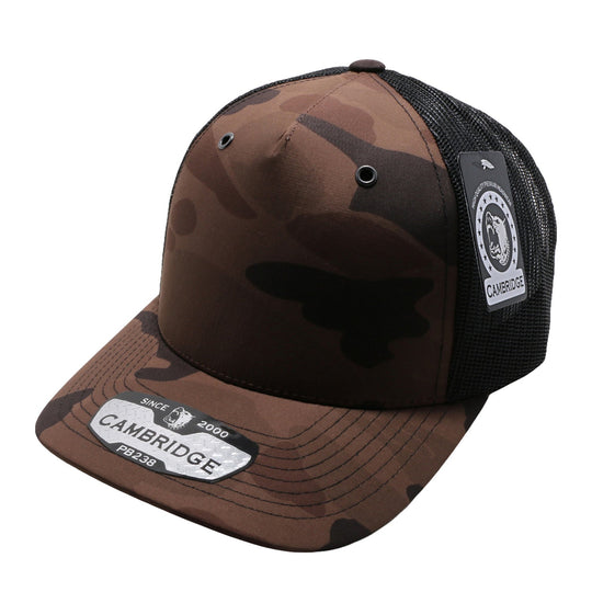 PB238 5Panel Shiny Camo Trucker - PITBULL TDC
