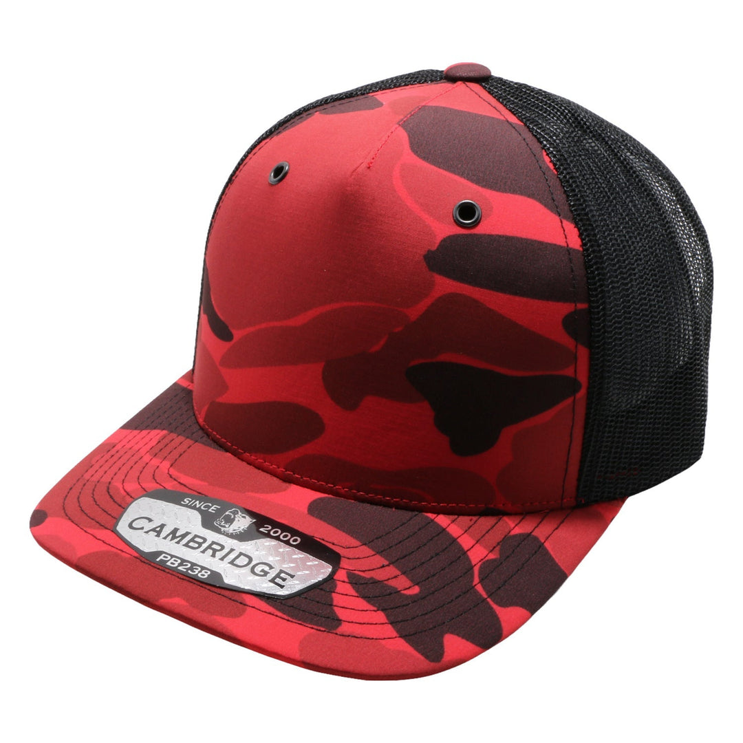 PB238 5Panel Shiny Camo Trucker - PITBULL TDC