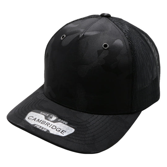 PB238 5Panel Shiny Camo Trucker - PITBULL TDC