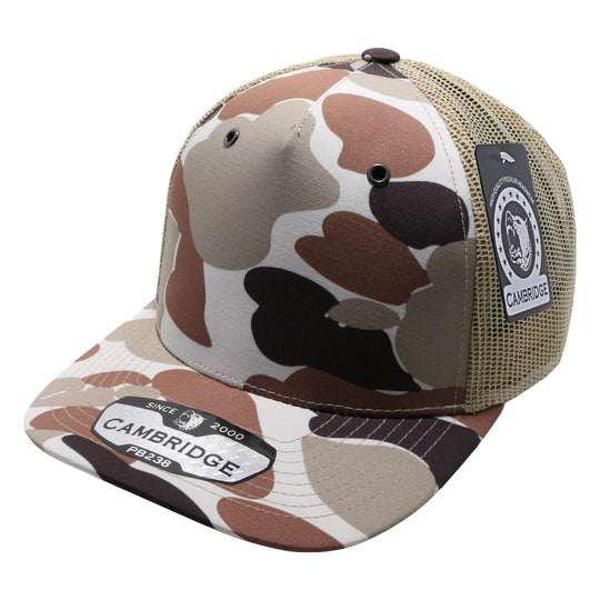 PB238 5Panel Shiny Camo Trucker - PITBULL TDC