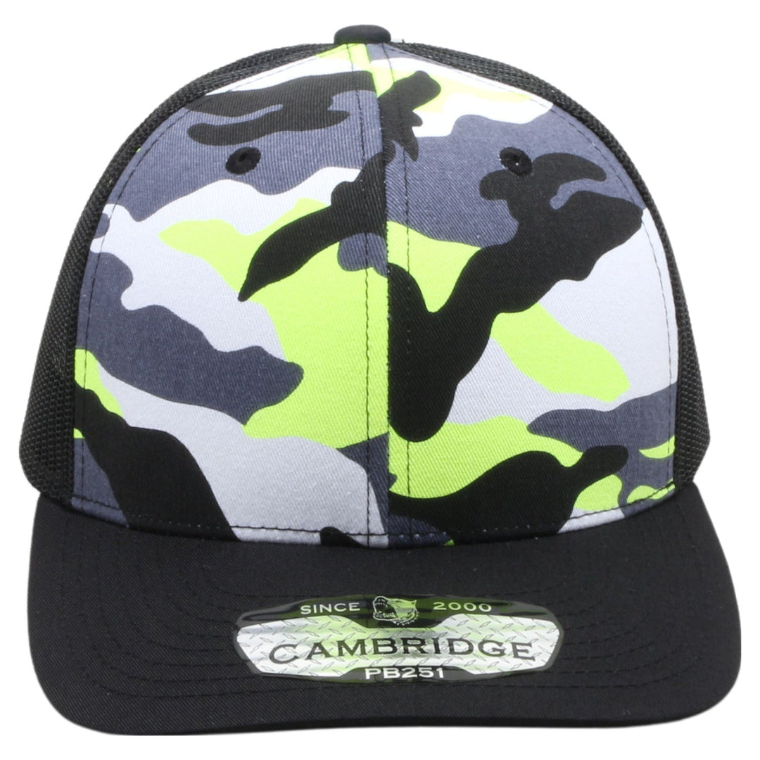 PB251 Neon Camo Trucker - PITBULL TDC