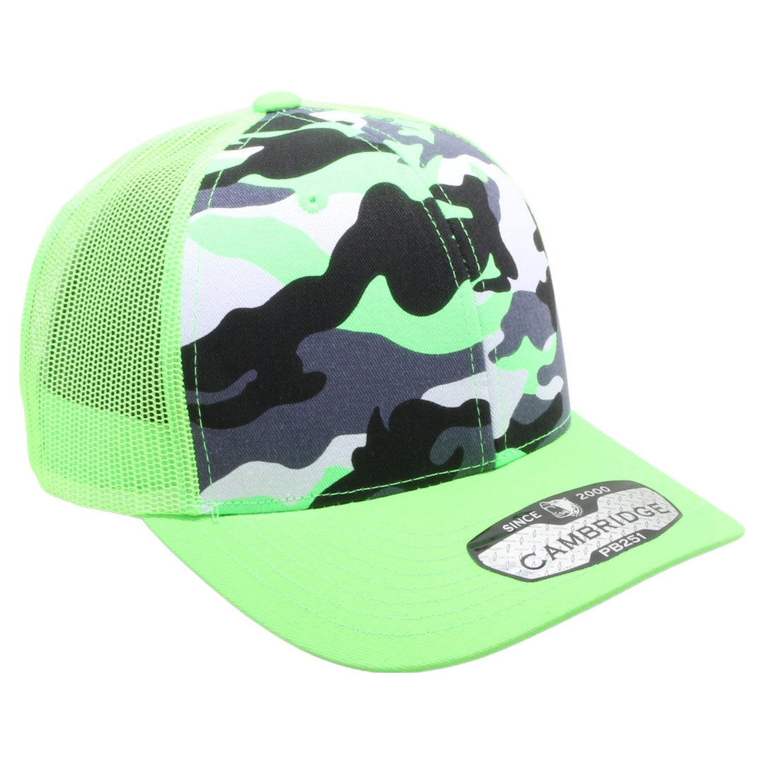 PB251 Neon Camo Trucker - PITBULL TDC