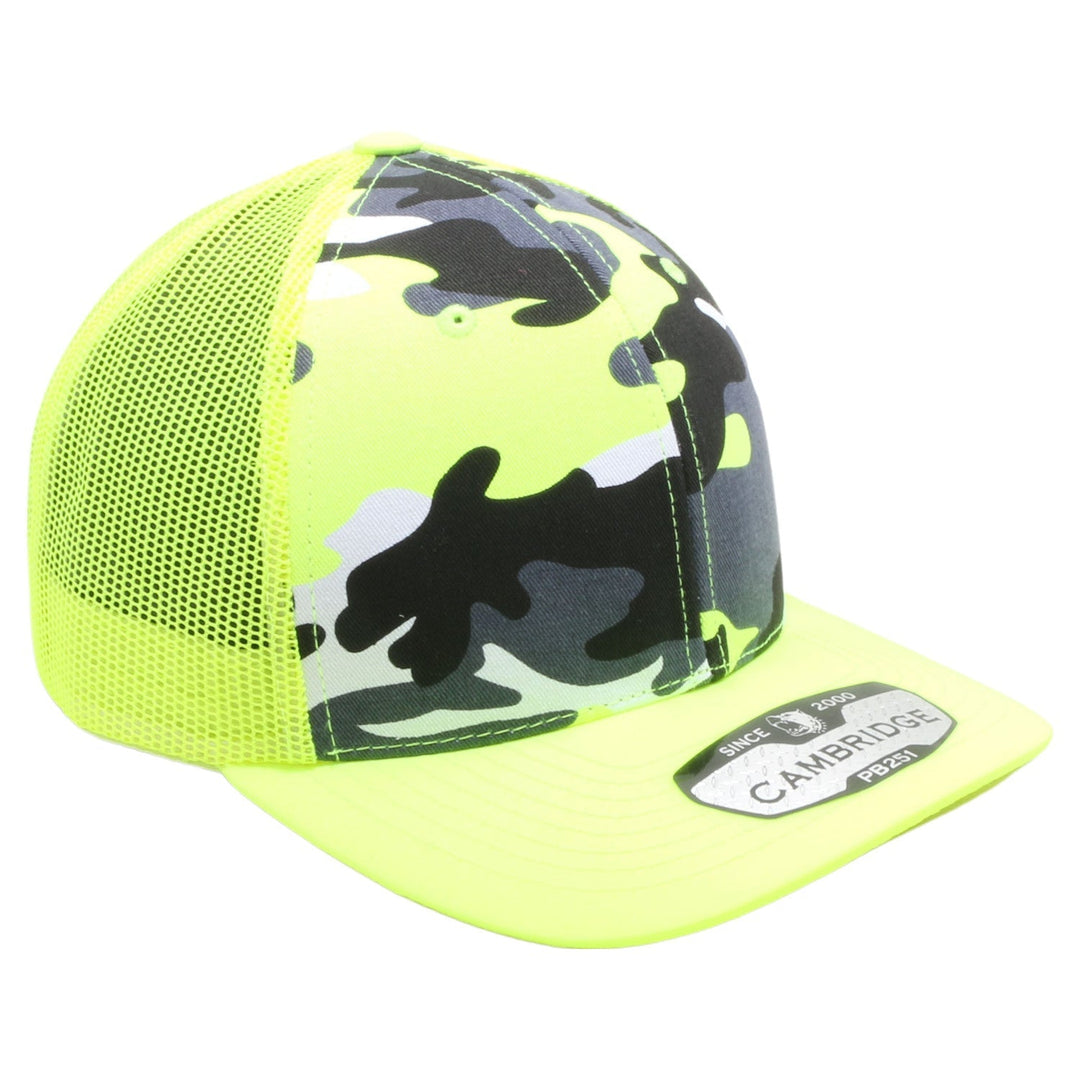PB251 Neon Camo Trucker - PITBULL TDC