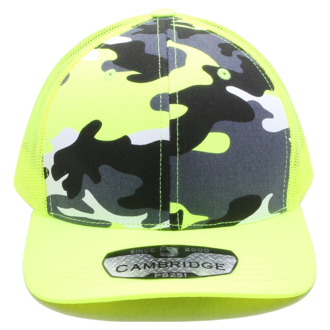 PB251 Neon Camo Trucker - PITBULL TDC