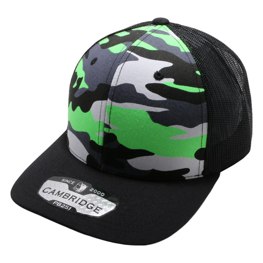 PB251 Neon Camo Trucker - PITBULL TDC
