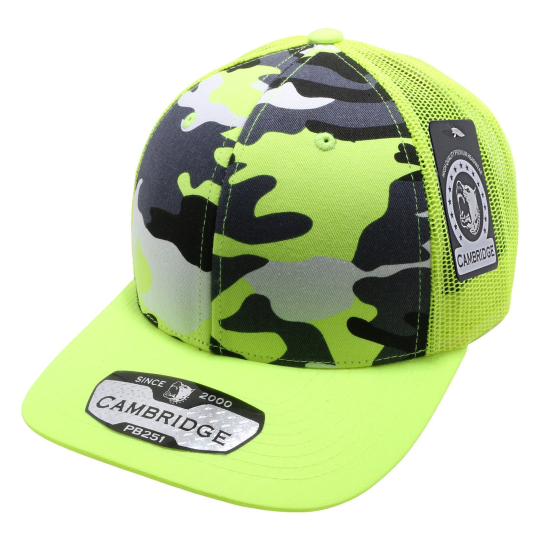 PB251 Neon Camo Trucker - PITBULL TDC