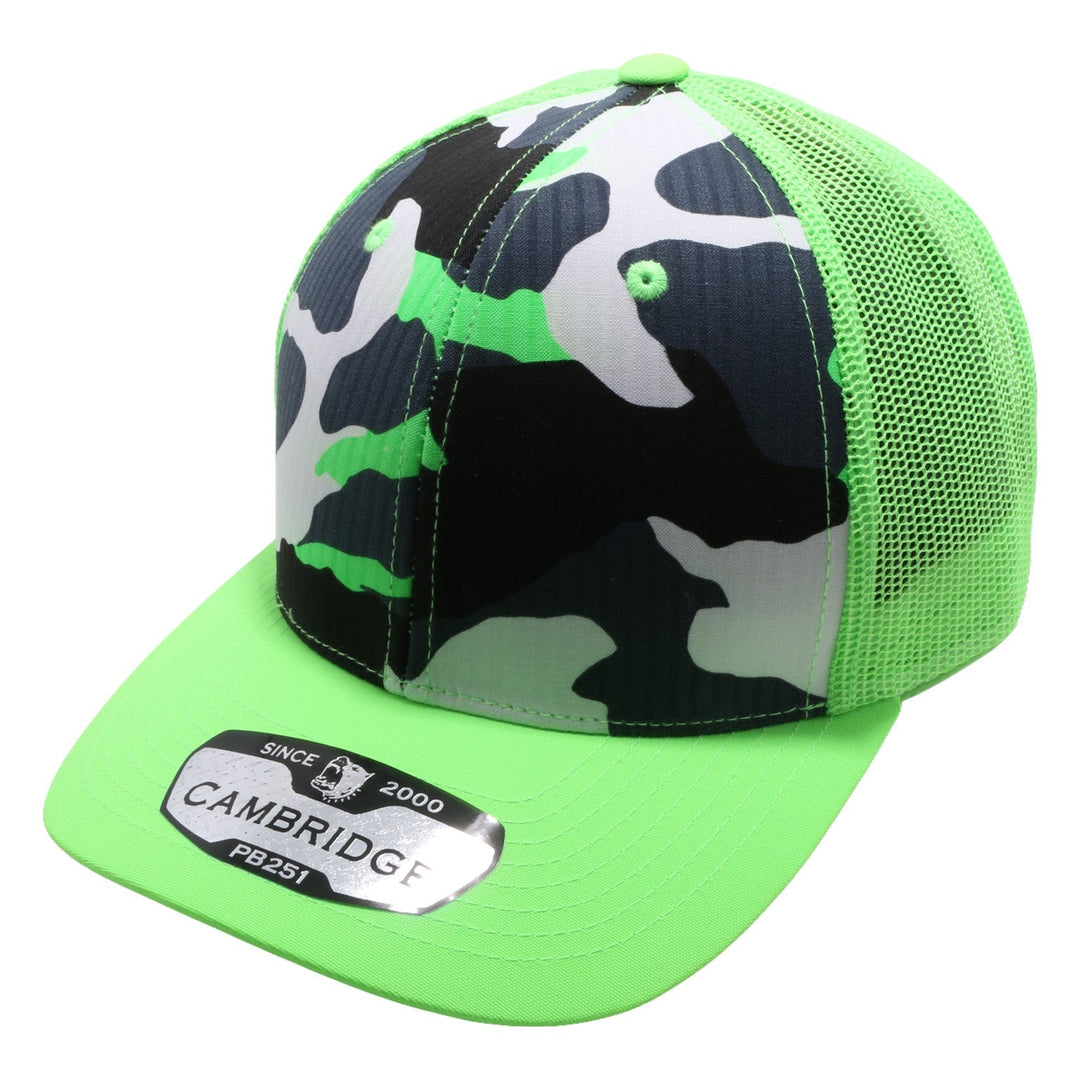 PB251 Neon Camo Trucker - PITBULL TDC
