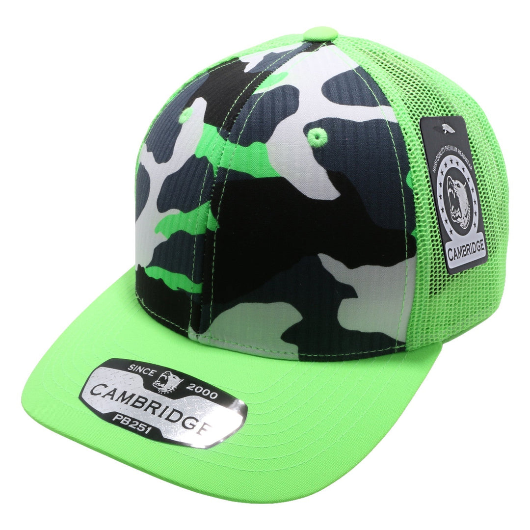 PB251 Neon Camo Trucker - PITBULL TDC