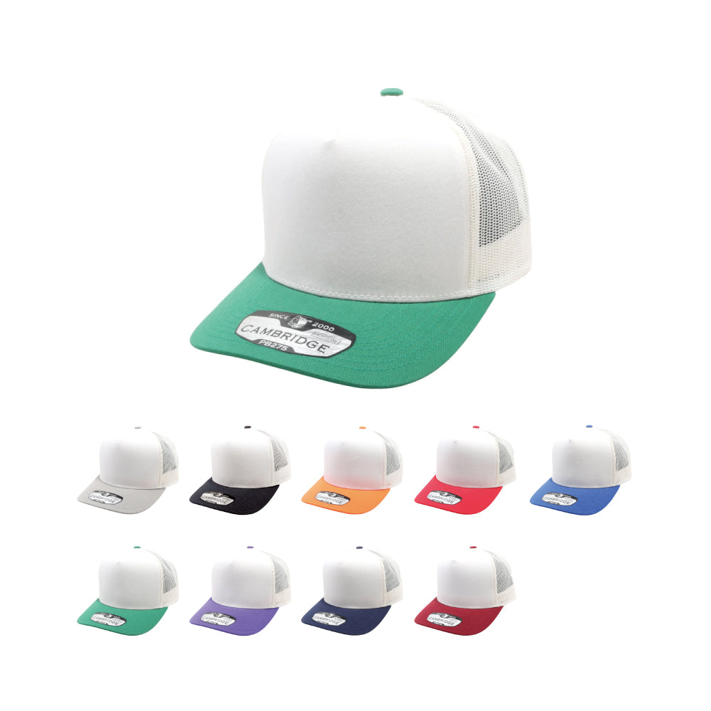 PB275 5 Panel Cream Two-Tone Trucker - PITBULL TDC