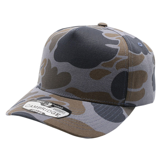 PB285 Five Panel Old School Camo High Frame [Navy]