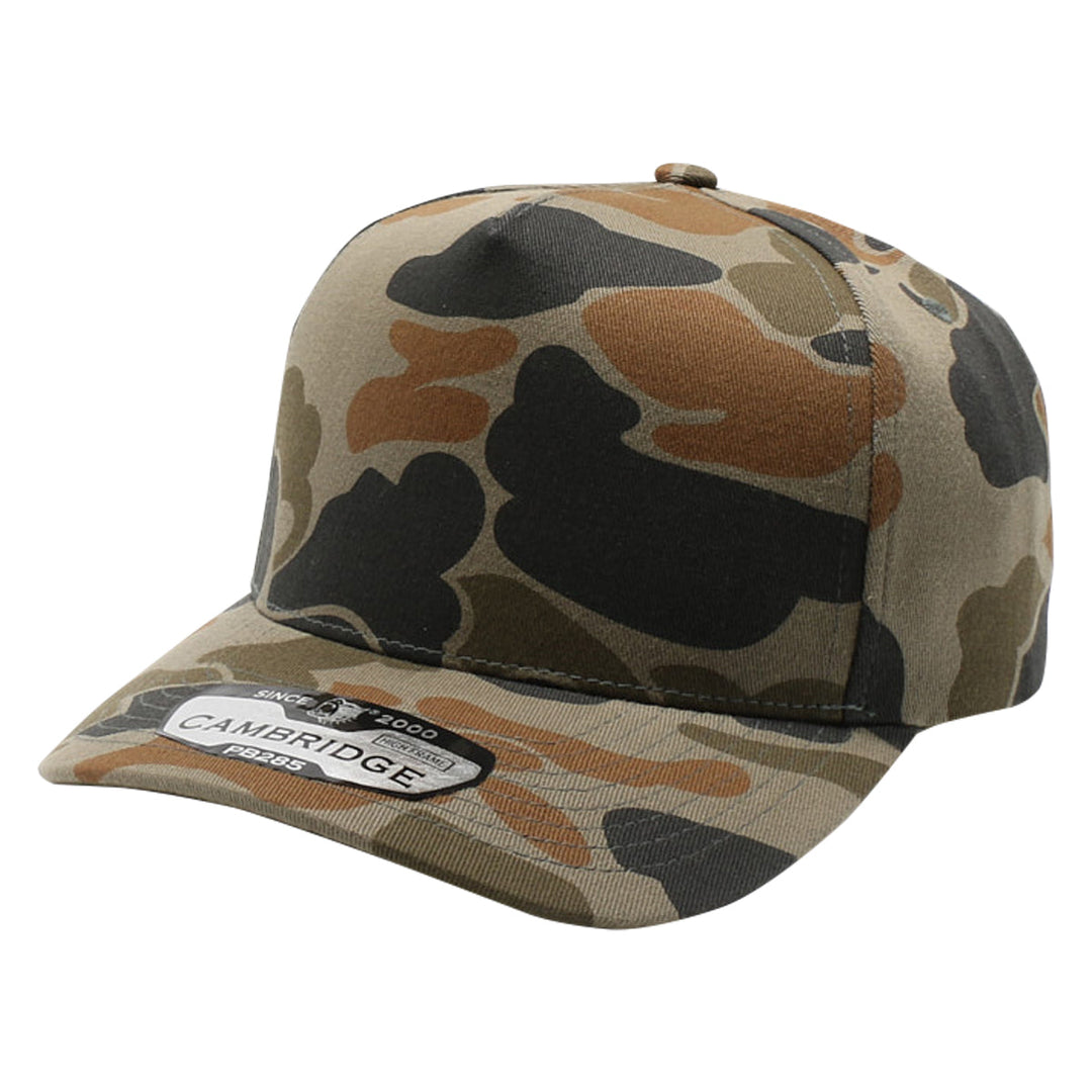 PB285 Five Panel Old School Camo High Frame [Olive]