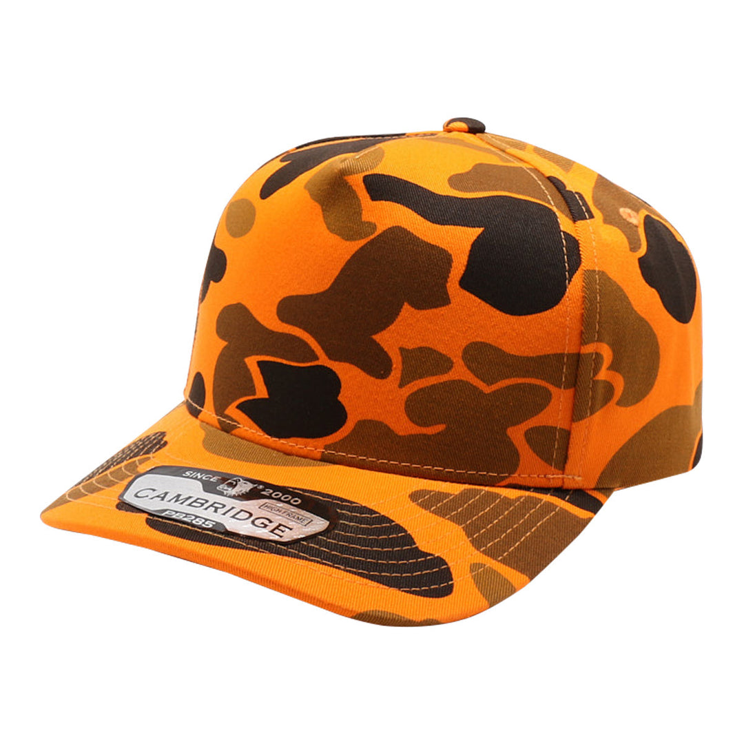 PB285 Five Panel Old School Camo High Frame [Orange]