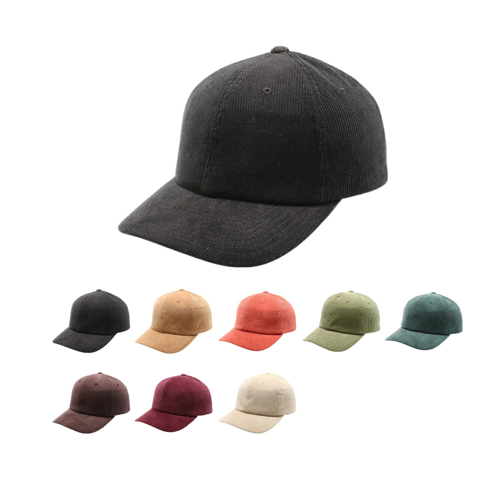 PB319 Unstructured Dad Hat Corduroy - PITBULL TDC