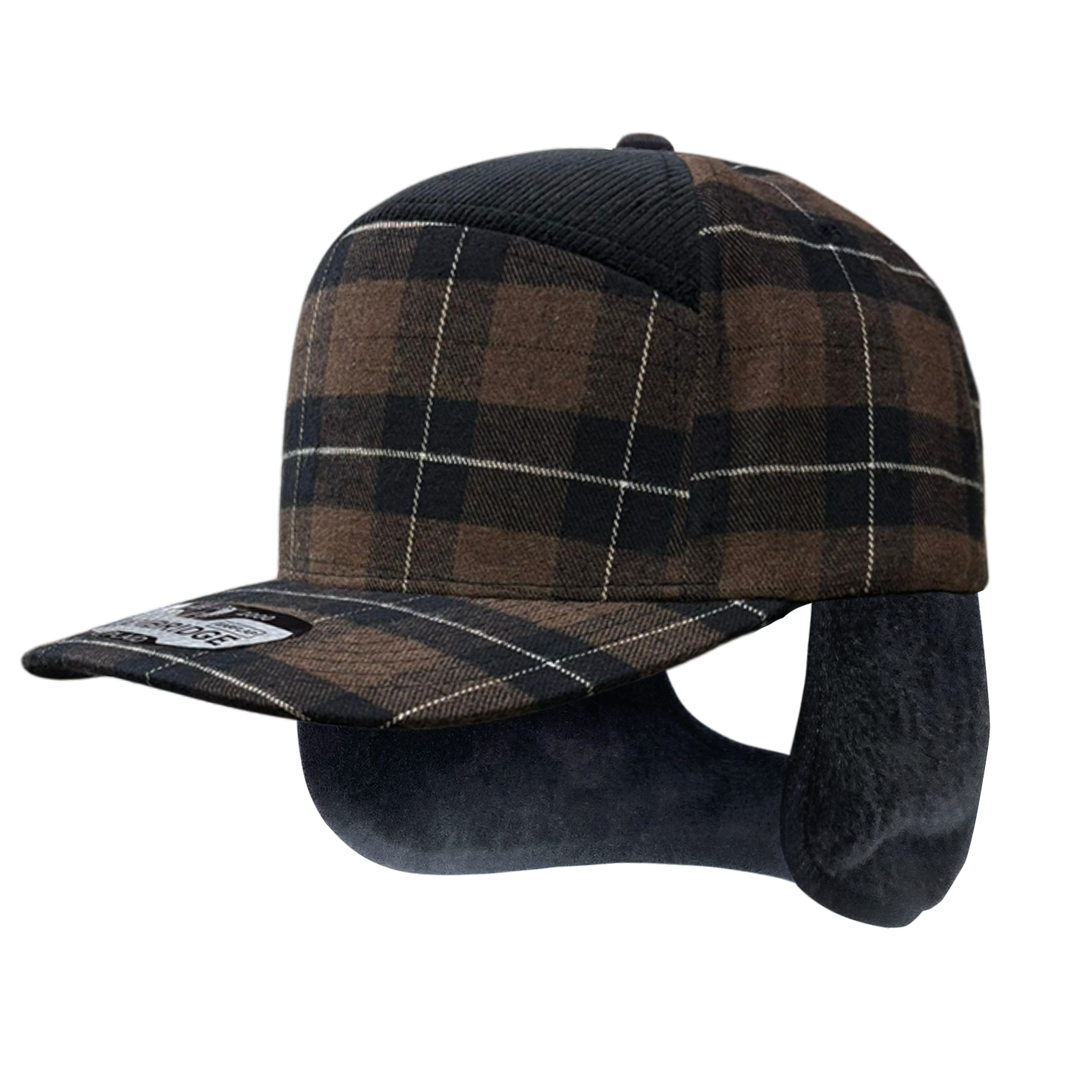 PLD10 Plaid Camper Ear Flap - PITBULL TDC