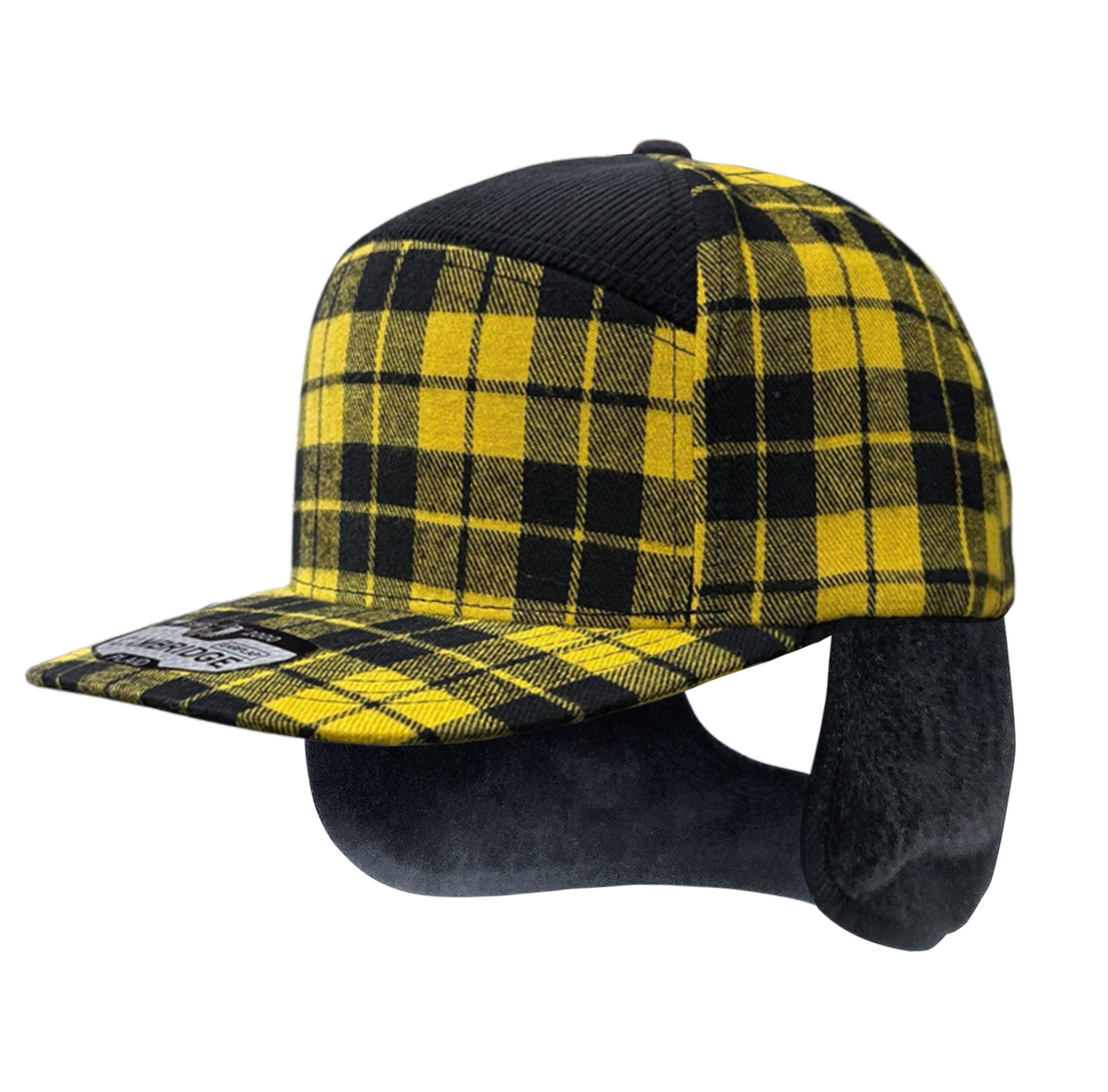 PLD10 Plaid Camper Ear Flap - PITBULL TDC