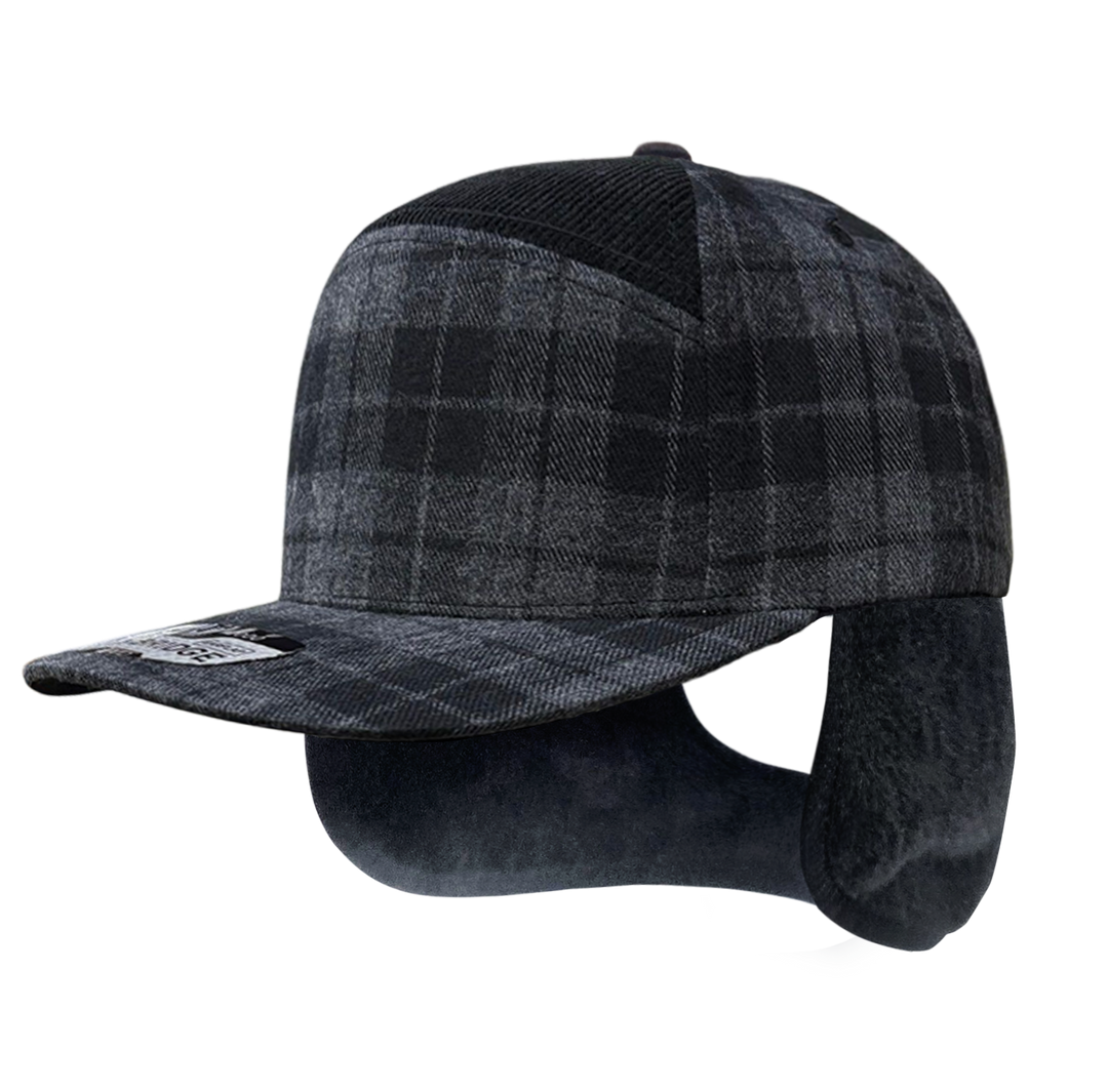 PLD10 Plaid Camper Ear Flap - PITBULL TDC