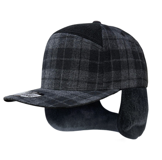 PLD10 Plaid Camper Ear Flap - PITBULL TDC