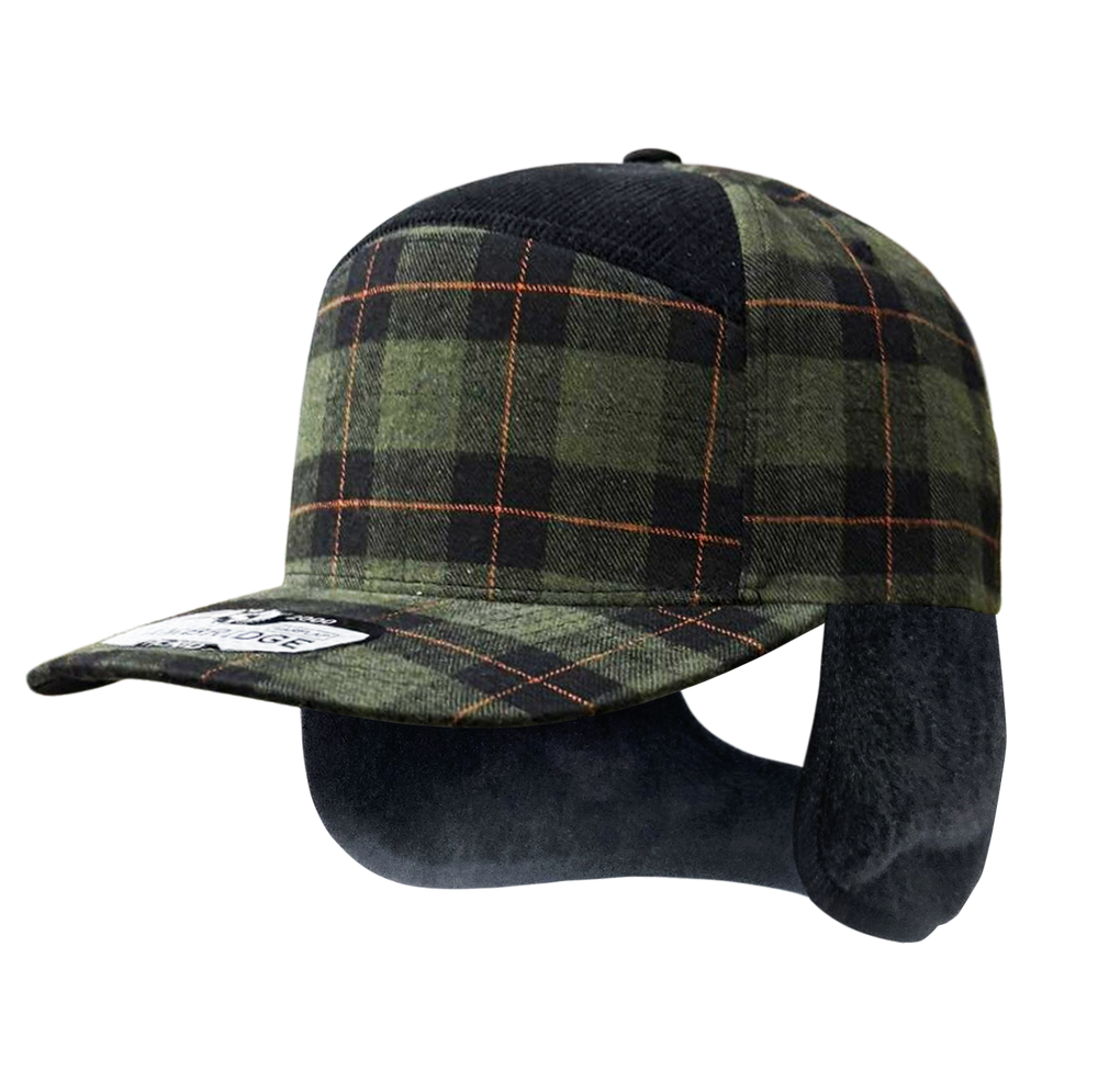 PLD10 Plaid Camper Ear Flap - PITBULL TDC
