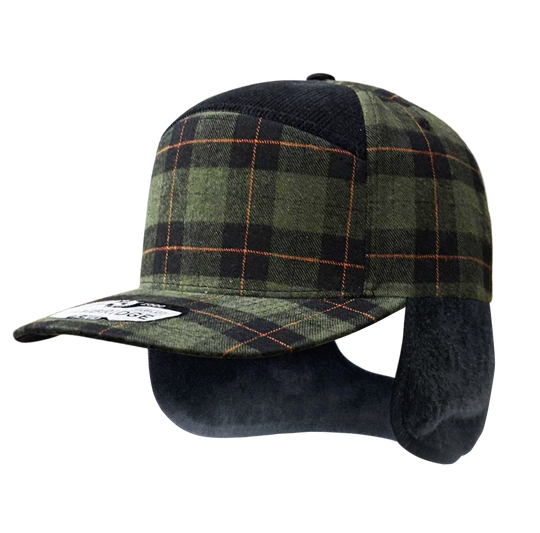 PLD10 Plaid Camper Ear Flap - PITBULL TDC