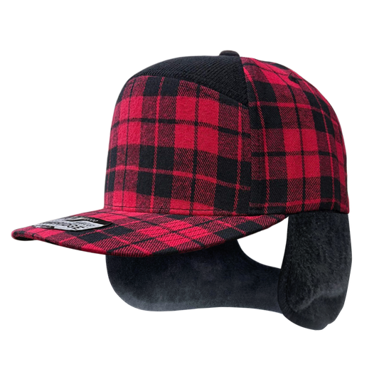 PLD10 Plaid Camper Ear Flap - PITBULL TDC