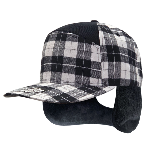 PLD10 Plaid Camper Ear Flap - PITBULL TDC