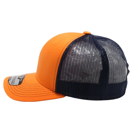 PB222 Pit Bull Cambridge Trucker Hat [Orange/Navy]