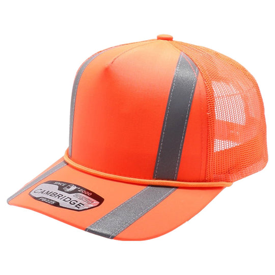 PB225R 5 Panel Neon Reflective Rope Trucker - PITBULL TDC