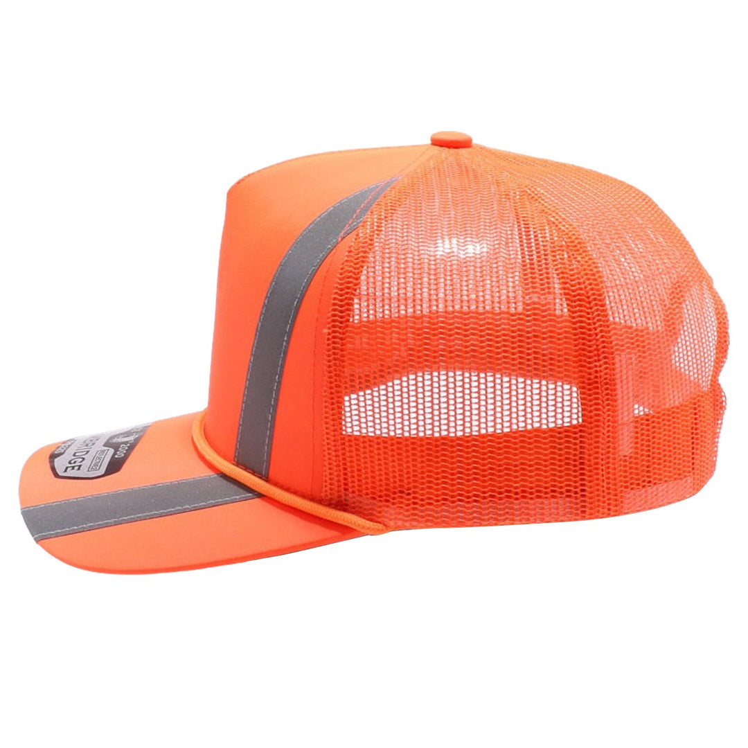 PB225R 5 Panel Neon Reflective Rope Trucker - PITBULL TDC
