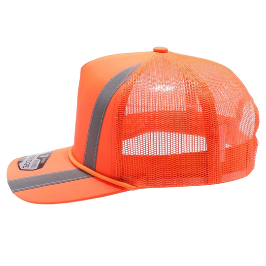 PB225R 5 Panel Neon Reflective Rope Trucker - PITBULL TDC